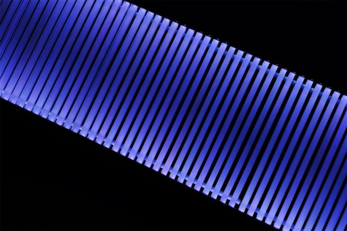 Конвектор внутрішньопідлоговий Teplowatt 2500х265 LUX чорно-білий