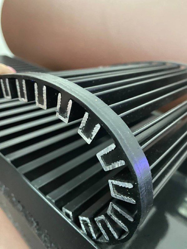 Решітка алюмінієва кольору RAL для конвектора Teplowatt 1000х200 з висотою 10 мм