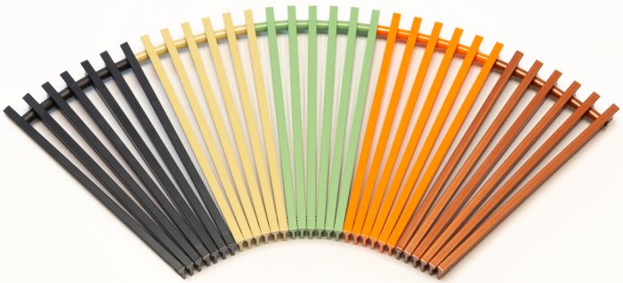 Решітка алюмінієва кольору RAL для конвектора Teplowatt 1000х200 з висотою 10 мм