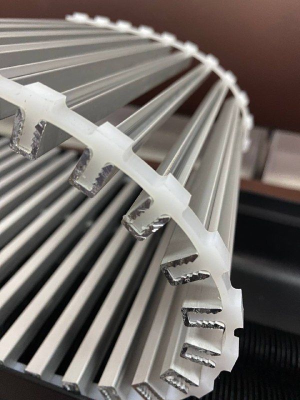 Решітка алюмінієва для конвектора Teplowatt 500х200 з висотою 16 мм