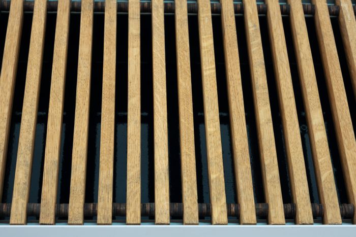 Решітка дерев'яна радіусна для конвектора Teplowatt Дуб 2000х265 з висотою 16 мм