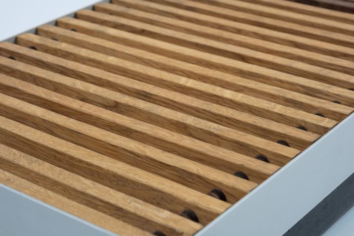 Решітка дерев'яна радіусна для конвектора Teplowatt Дуб 2000х265 з висотою 16 мм