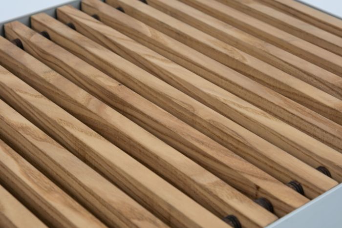 Решітка дерев'яна для конвектора Teplowatt Ясен 2000х200 з висотою 16 мм